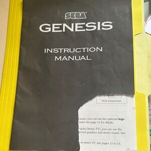 Genesis Instruction Manual - Black